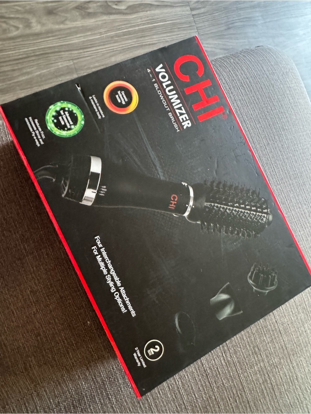 Chi Volumizer Hot Air Brush in Black